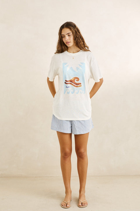 RHYTHM Ocean Wave Oversized T-Shirt