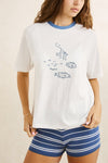RHYTHM Fish Raglan T-Shirt