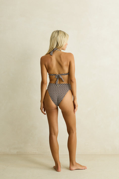 RHYTHM Dreamer Band High Waist Pant Chocolate