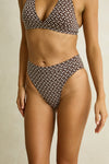 RHYTHM Dreamer Band High Waist Pant Chocolate