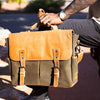 Ashton Canvas Messenger Bag - Forest