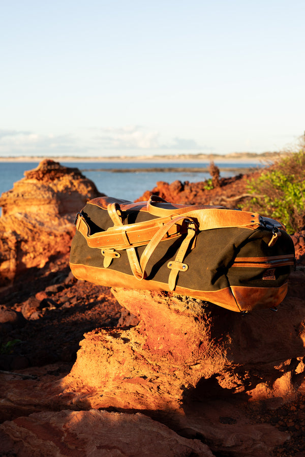 London Weekender Canvas Bag - Forest