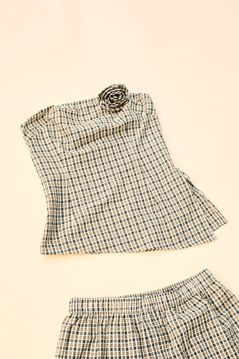 RHYTHM Lottie Check Top
