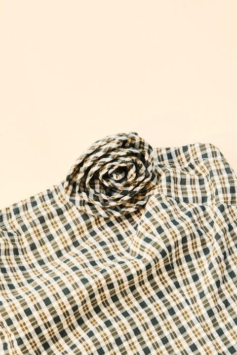 RHYTHM Lottie Check Top