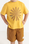 RHYTHM - Kids Sun Ra SS T-Shirt Sun Yellow