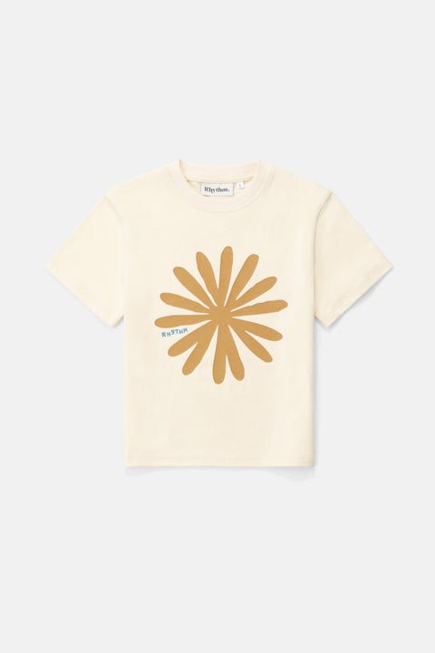 RHYTHM - Kids Sun Ra SS T-Shirt Sun Yellow