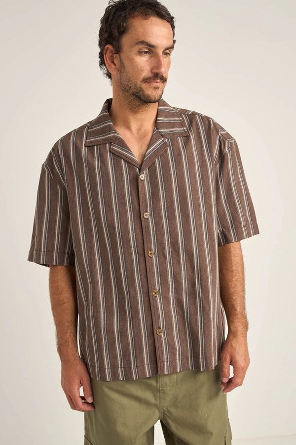 RHYTHM Baja Relaxed Stripe SS Shirt