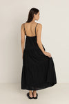 RHYTHM Jaci Maxi Dress Blk