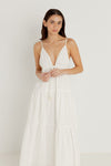 RHYTHM Jaci Maxi Dress White
