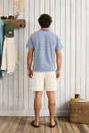 RHYTHM - Chasm Ss T-Shirt Multi Blue