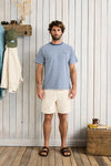 RHYTHM - Chasm Ss T-Shirt Multi Blue