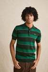 RHYTHM Langer Ss Polo Beer Bottle Green
