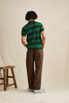 RHYTHM Langer Ss Polo Beer Bottle Green