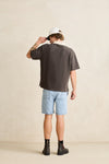 RHYTHM Koa Ss Rugby Polo Charcoal