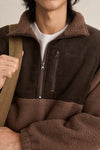 RHYTHM - Stables Half Zip Taupe