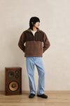 RHYTHM - Stables Half Zip Taupe