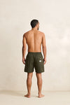 RHYTHM Woven Tape Beach Short Olive