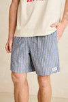 RHYTHM - Linen Pin Stripe Jam Indigo