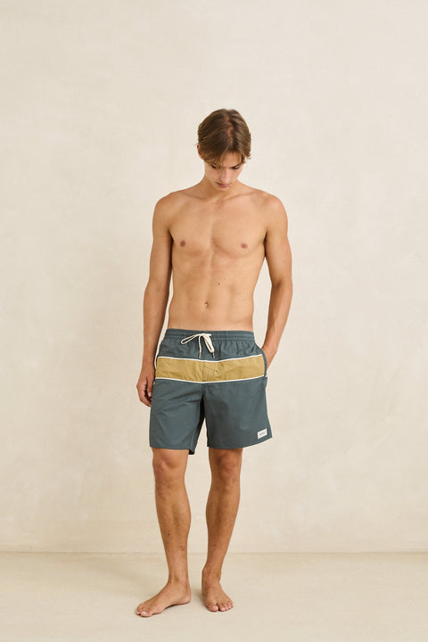 RHYTHM - Heritage Midway Beach Short Silver Pine