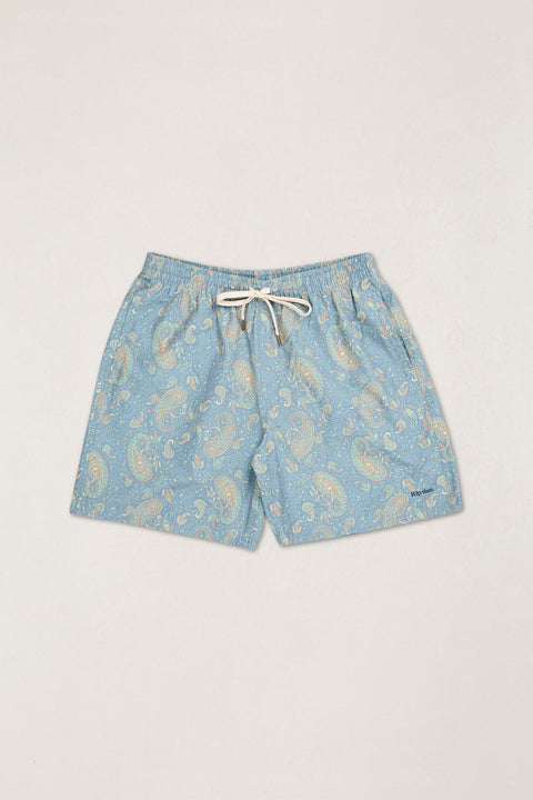 RHYTHM - Tally Paisley Beach Short Pacific