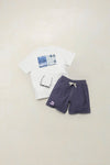 RHYTHM - High Beaming Vintage Ss T-Shirt Off White