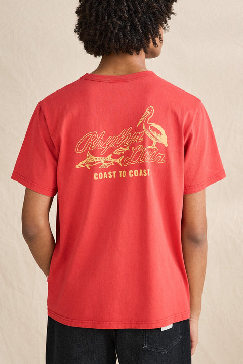 RHYTHM C2C Vintage Ss T-Shirt Vintage Red