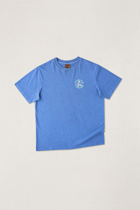 RHYTHM - Jaunt Vintage Ss T-Shirt Cobalt