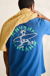 RHYTHM - Jaunt Vintage Ss T-Shirt Cobalt