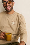 RHYTHM - Jaunt Vintage Ls T-Shirt Macadamia