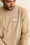 RHYTHM - Jaunt Vintage Ls T-Shirt Macadamia