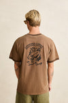 RHYTHM Peace Sun Ringer Vintage Ss T-Shirt Oak
