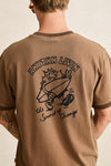 RHYTHM Peace Sun Ringer Vintage Ss T-Shirt Oak