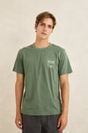 RHYTHM Bike Wanderer Ss T-Shirt Seaweed