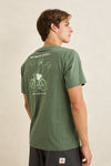 RHYTHM Bike Wanderer Ss T-Shirt Seaweed