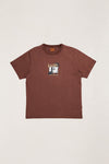 RHYTHM - Tune In Vintage Ss T-Shirt Chocolate