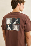 RHYTHM - Tune In Vintage Ss T-Shirt Chocolate