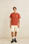 RHYTHM Desert Daze Ss T-Shirt Rust