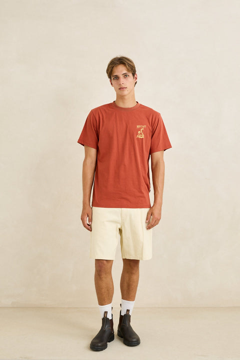RHYTHM Desert Daze Ss T-Shirt Rust