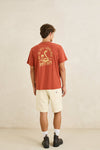 RHYTHM Desert Daze Ss T-Shirt Rust
