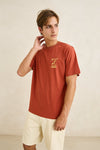 RHYTHM Desert Daze Ss T-Shirt Rust
