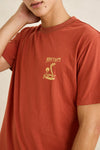RHYTHM Desert Daze Ss T-Shirt Rust