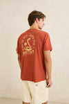 RHYTHM Desert Daze Ss T-Shirt Rust