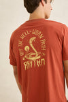 RHYTHM Desert Daze Ss T-Shirt Rust