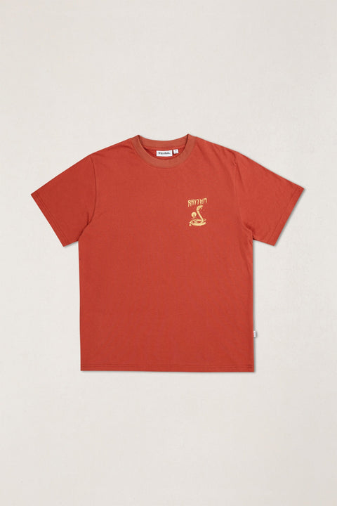 RHYTHM Desert Daze Ss T-Shirt Rust