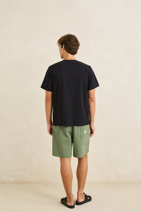 RHYTHM - Fresh Stamp Vintage Ss T-Shirt Vintage Black