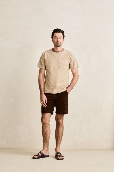 RYHTHM Haight Cord Short Chocolate