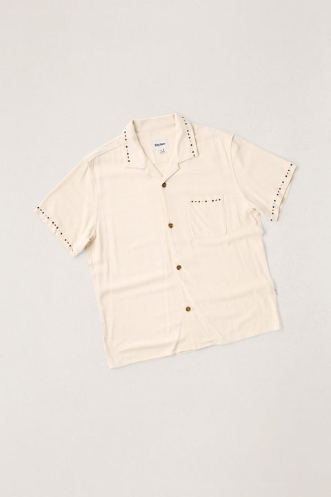RHYTHM Rollie Ss Shirt Natural
