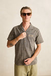 RHYTHM Texture Stripe Ss Shirt Natural