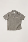 RHYTHM Texture Stripe Ss Shirt Natural
