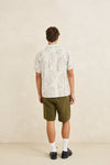 RHYTHM - Tally Paisley Ss Shirt Natural